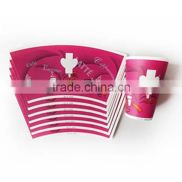 Hangzhou LvYang/GoBest PE Coated Paper Cup Blank/ Paper Cup Fan photo-2