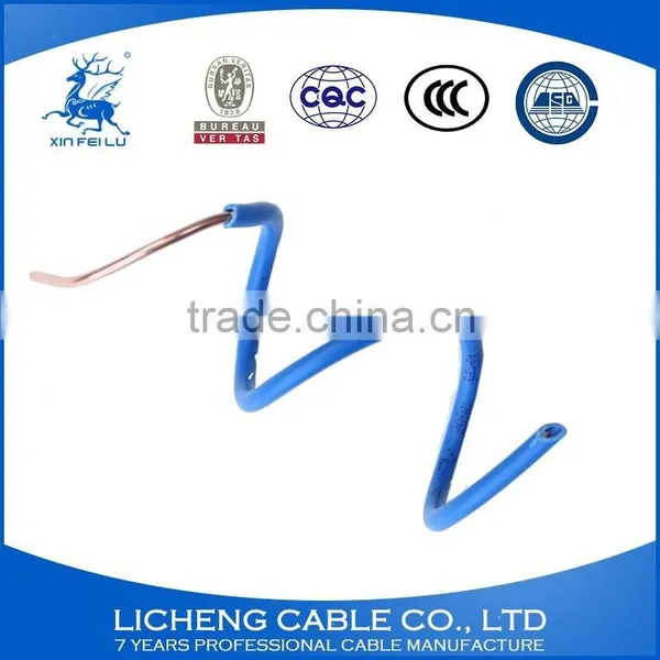 Building /housing PVC Coated Copper Electric Cable Wire -BV(25mm2) photo-2