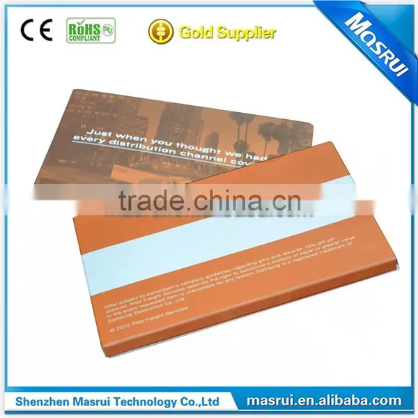 2.4 Inch Video Brochure With Plastic Cover and Earphone Function photo-3