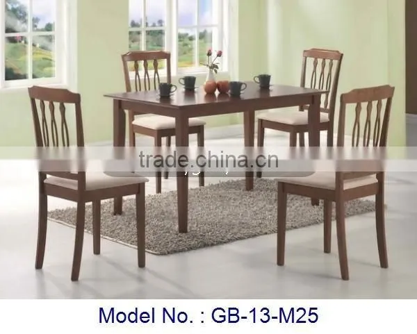 Vintage Look Wooden 1+4 Dining Set Chinese Style Home Furniture Malaysia