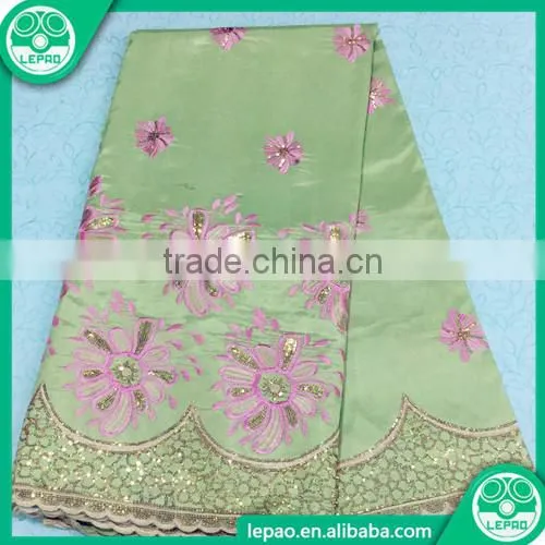 2016 Hot Sell African Lace Fabric African Bridal George Lace Styles for Garment photo-4