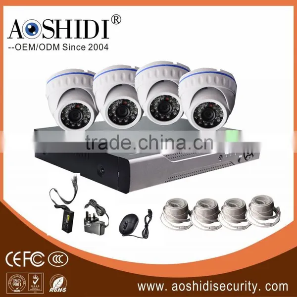 4CH DVR CCTV Home Surveillance Kit AHD Security Camera Kits