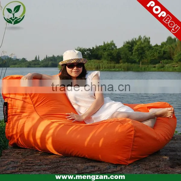 Two seats in the swimming pool float line bean bag lounger pool float bed
