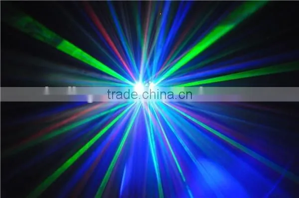 White LED Strobe + RGBWY LED Effect + 150mW RG Laser Light photo-5