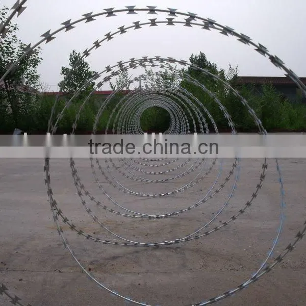 BTO-22 Razor Barb Wire Hot Dipped Galvanized Technology