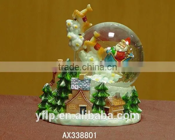 Plastic Snow Globe Home Decor Promotion Gifts Polyresin Craft Snow Globe,oem Craft photo-2