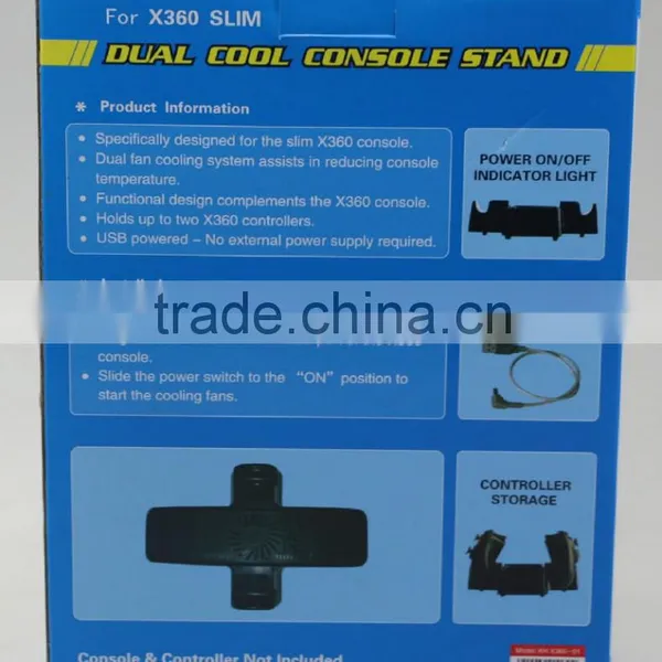 3in1 Vertical Stand With Dual Cooling Fans & Controller Storage For Xbox360 Slim/E photo-6