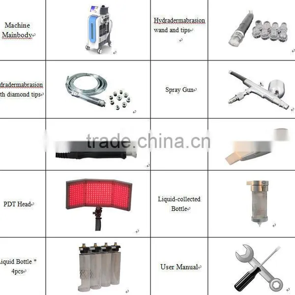 NL-SPA600 Real Factory !7 IN 1Beauty Dermabrasion Equipment /PDT for Skin Car/Ultrasonic Skin Scrubber photo-2
