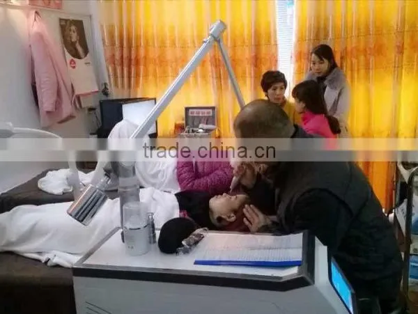 Pigmented Lesions Treatment Long Pulse 1064nm 532nm Q-switch Nd Yag Laser For Tattoo Removal And Frecle Removal Facial Veins Treatment photo-2