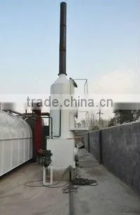 Waste tire pyrolysis plant