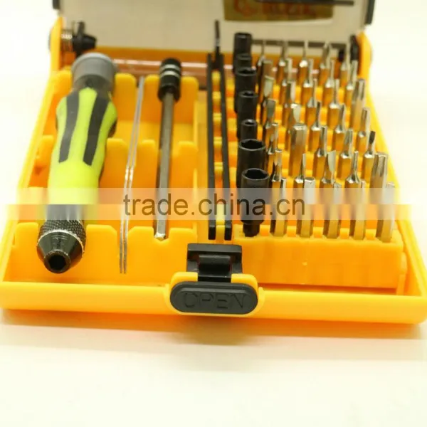 45 in 1 Multi Professional Portable Opening Tool Compact Screwdriver Kit Set With Tweezers & Extension photo-3