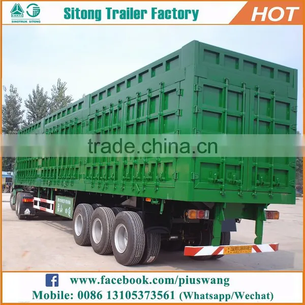 13 Meters Top-closed Type Cargo Semi Trailer Van Type Enclosed Box Trailers for Sale photo-5