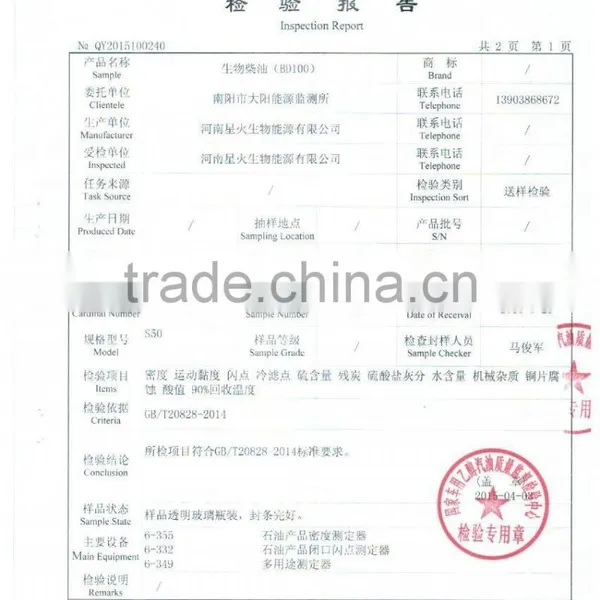 Low Sulphur B100 Biodiesel Fuel Oil photo-3