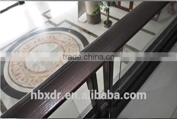 Wire Drawing /sandblasting / Powder Coated Bronze Anodized Surface Treatment Aluminium Profiles photo-2