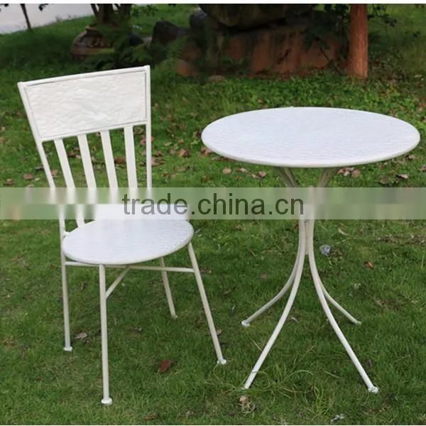 Vintage Cream Outdoor Portable Table photo-2