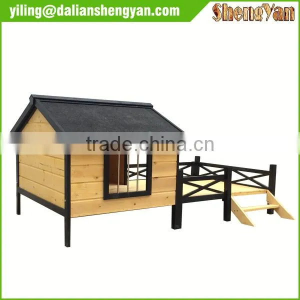 Large Dog Cage , Dog House With Porch. photo-3