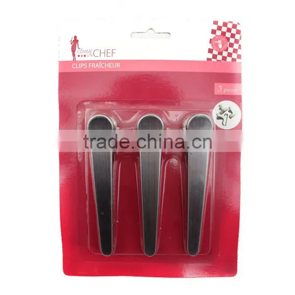 Hot Sale Silver Stainless Steel Food Bag Sealing Clips photo-2
