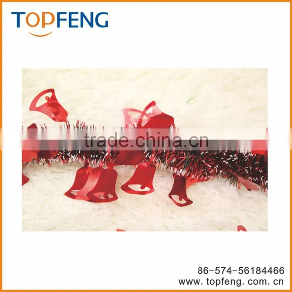 Christmas Wired Tinsel Garland/christmas Tinsel With Bell/ornament Christmas photo-4