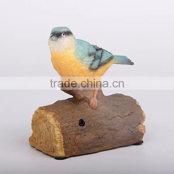 Custom Solar Power Life Size Bird Figurine Ornament photo-3