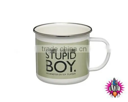 Customized Enamel Mug CAMPING TEA COFFEE MUG CUP photo-3