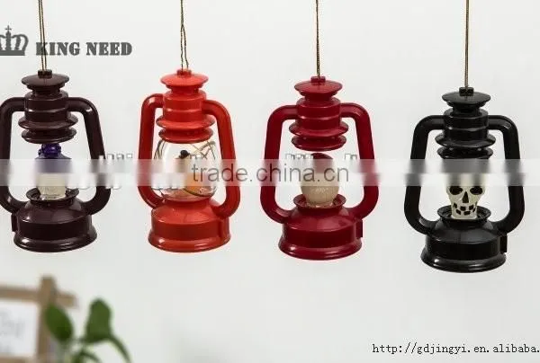 Plastic Led Warmwhite Lighting Small Lantern Halloween Decorations photo-4