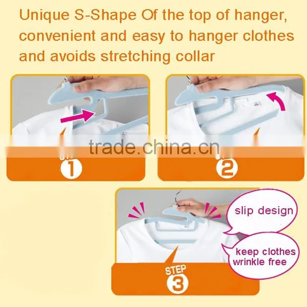 Round Plastic Clothes Hangers Rotating Round Hangers photo-2