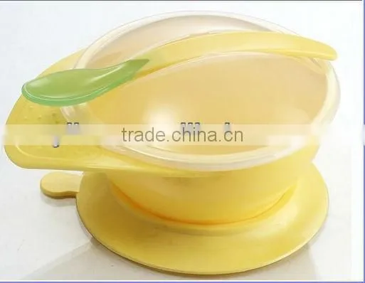 Non-slip Plastic Baby Feeding Bowl Large Glass Bowl
