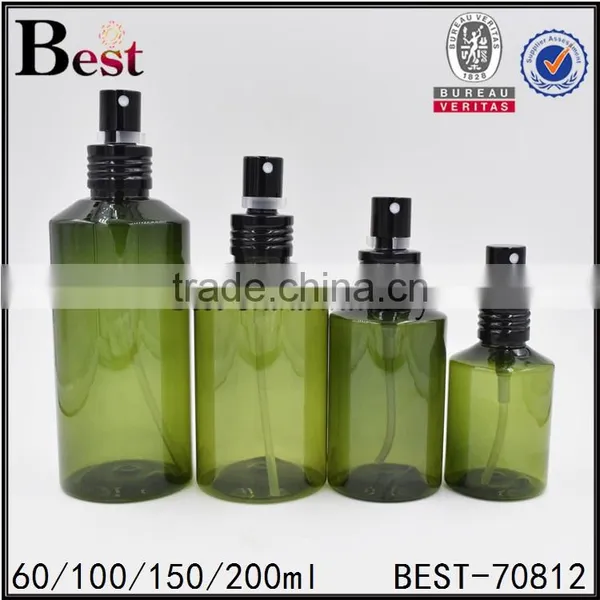 150ml Fine Mist Plastic Cosmetic Bottle Skin Care Cosmetic Pet Bottle With Black Aluminum Sprayer photo-6