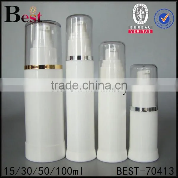 Promotion Cosmetic Personal Care Beard Oil Lotion Detergent Essential Oil Pomade PP White 100ml Plastic Bottle for Oil With Pump photo-3