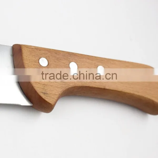 549-10 5" High Quality Kitchen Chef Knife With Wooden Handle photo-3