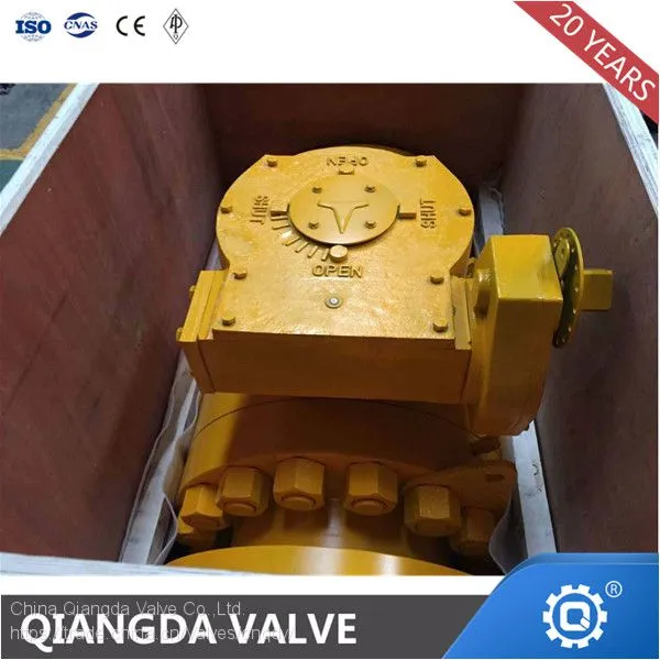 DIN/API Flange Forged Steel Trunnion Ball Valve photo-4