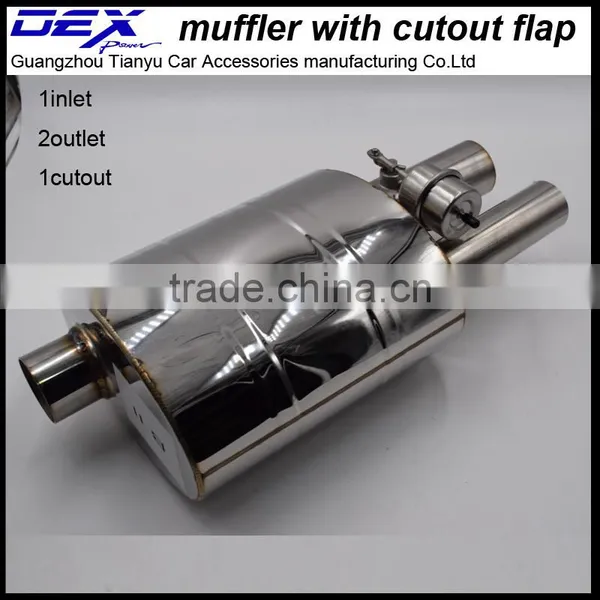 Performance Muffler With Exhaust Cutout Kit in Exhaust System photo-2