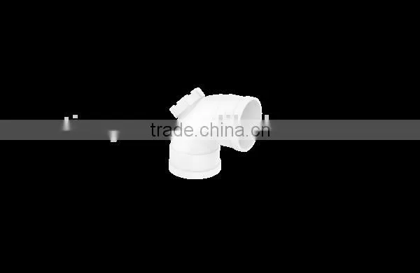 PVC 90deg Elbow With Port GB TY Factory Price Manufacturer Good Quality Fitting UPVC Rubber Joint Plastic Fitting for Drainage photo-2