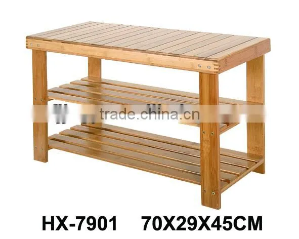Tier Bamboo Shoe Rack photo-5