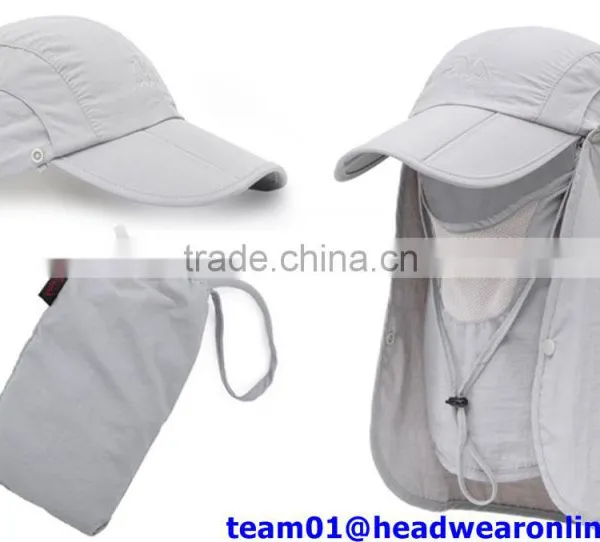Custom Ourdoor Sun Folding Sports Caps UV Material Caps photo-6