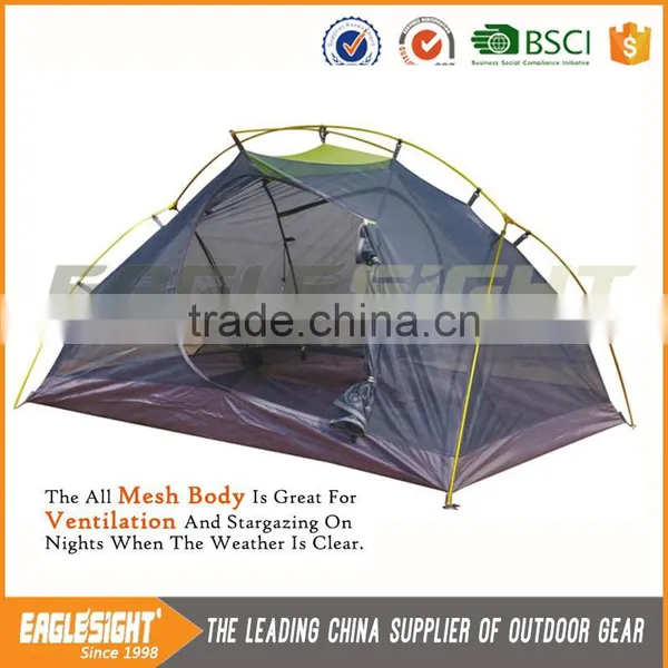 2017 Wholesale Silicon Ultralight Aluminum Pole Camping Tent photo-2