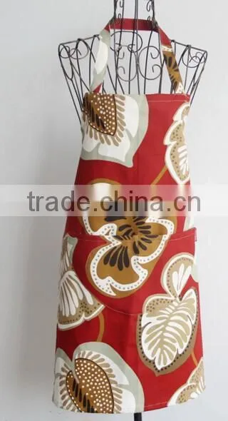 TC Wholesale Fabric Cotton Apron With Adjustable Collar Halter photo-4