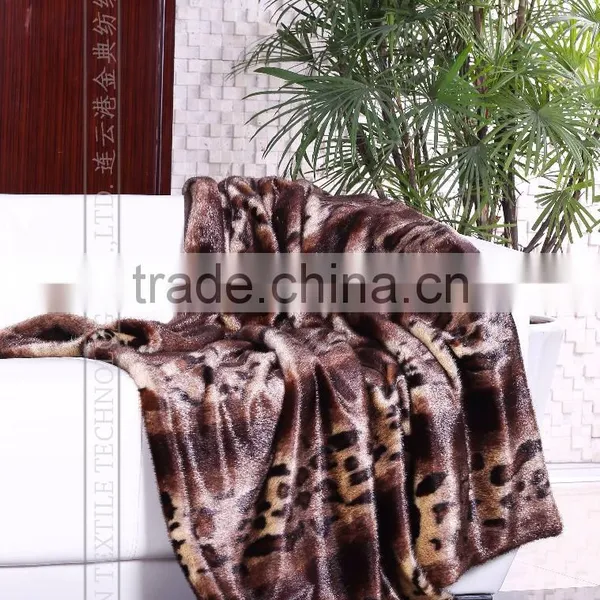 New Style Mink Fur Blanket Factory Price High Quality Wholesale photo-3