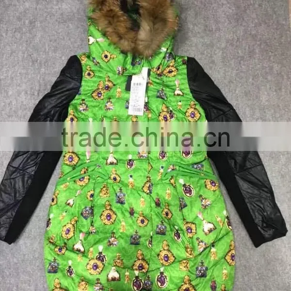 GZY Down Filled Jacket Warehouse Guangzhou Mixed Coat Winter Anti-static Cheap China Stock 2017 Good Quality photo-3