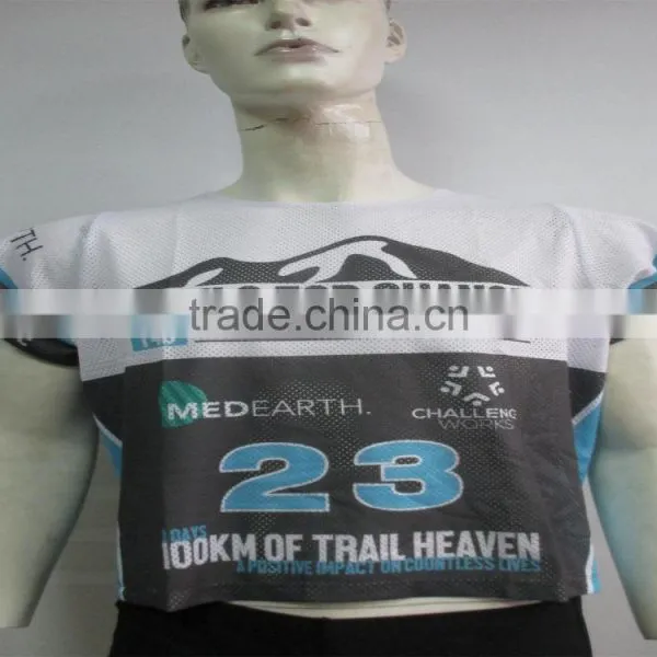 One Size Fits All Sublimation Printing Race Bibs, Boating Singlet/shirts photo-4