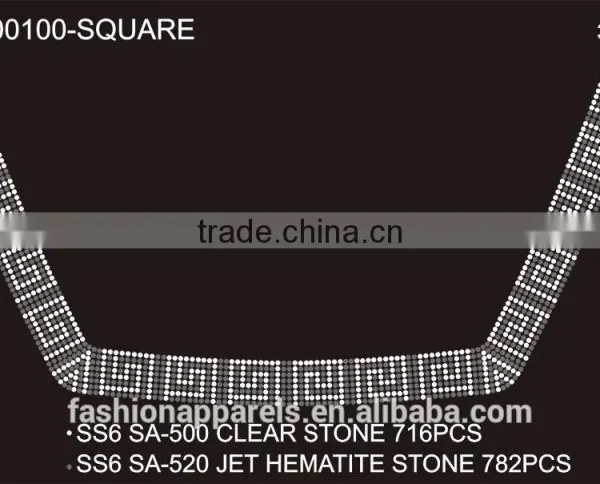 Custom Simple Line Rhinestone/Acrylic /Gem Stone Glitter Hot Fix Rhinestone for Clothing photo-5