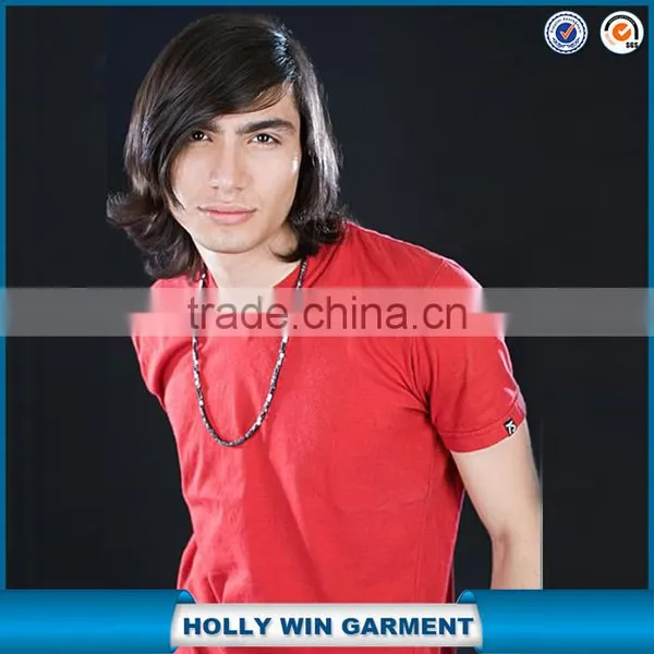 2017 Cheap Factory V Neck Blank Tshirt For Men photo-2