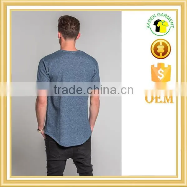 Curved Bottom Tri Blend Fitted t Shirt,t Shirt With Your Own Logo photo-2