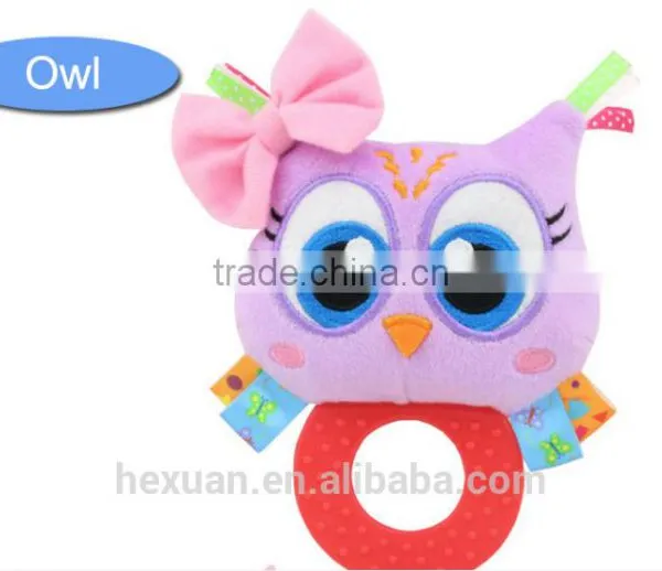 New High Quality Baby Wrist Rattle Toy Plush Hand Bell Ring For Infant photo-2