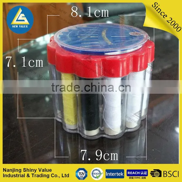 Round Plastic Sewing Box Set for Travelling photo-3