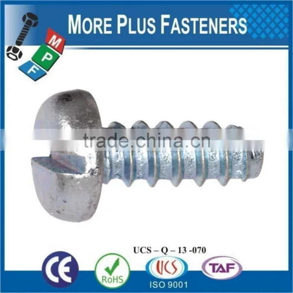 Made In Taiwan DIN 7971 C ISO 1481 450 HV Standard Slotted Pan Head Tapping Screw With Cone End Type C photo-6