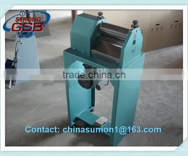 LZ-20CM Leather Roller Flattening Machine With Low Price Used Artificial Shoes Making Machine photo-3