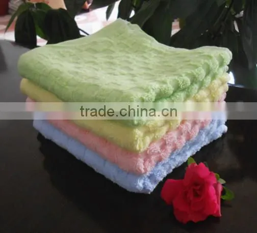 High Grade Bamboo Viscose With Cotton Square Hand Towel Super Soft Comfortable