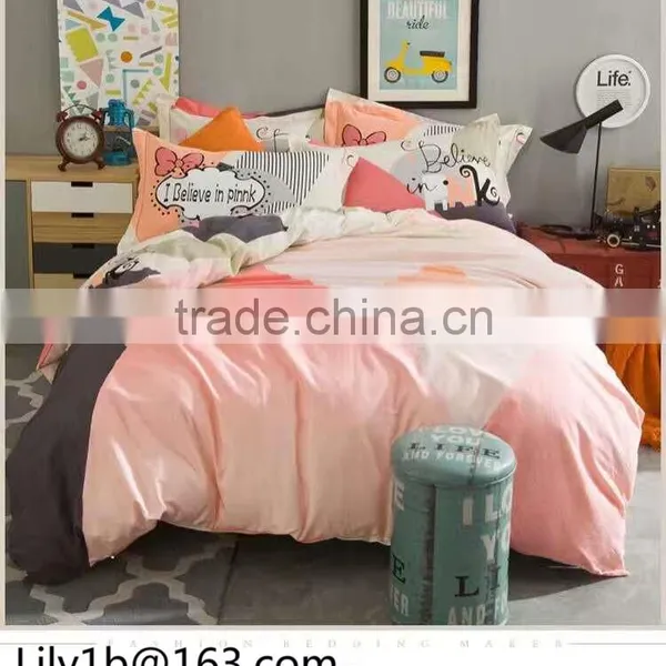 100% Cotton Bedding Set Heart Bedding Set photo-6