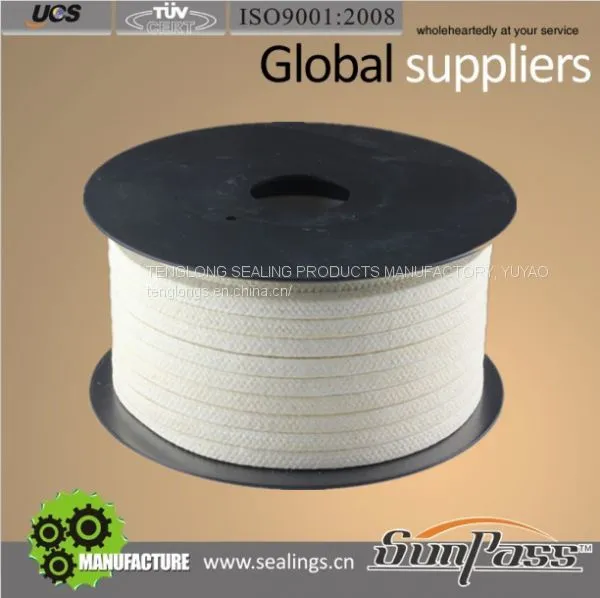 Valve Stem Packing Ptfe Ramie Braided Steam Valve Packing Stuffing Box